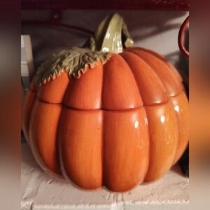 Decorative Ceramic Pumpkin